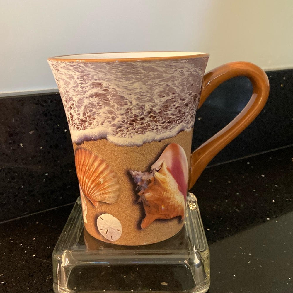 Beach Ocean Shell Sea Theme Coffee Tea Mug